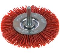 Щетка дисковая 75мм, нейлоновая со штифтом, для дрелей ЗУБР Арт. 35161-075_z02