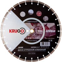 Диск алмазный KRUGO 400*25.4*3.мм сегментый по ж/бетону Арт. LCA16A
