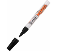 Маркер-краска MunHwa Industrial черный 4мм, нитро-основа, для промышленного применения Арт. IPM-01