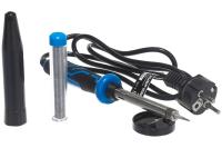 Паяльник ЗУБР 40Вт, в наборе припой + подставка, 2-комп. рукоятка, конус, керамический нагреватель Арт. 55402-40_z01