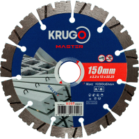 Диск алм KRUGO MASTER PRO 150*22.2мм сегмен. по бетону Арт. 81051500251