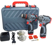 Набор акк инстр. PROFIPOWER Винтоверт E0211 и шуруповерт E0210 16В*2.0Ач Li-ion 2акк З/У кейс Арт. E0227