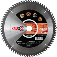 Диск пильный 300х30х72Т KRUGO Арт. WA300072