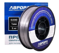 Проволока порошковая AURORA E71T-GS d1.0мм D200 NO GAS 5кг Арт. 39780