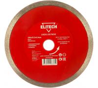 Диск алм ELITECH 180*22.2*2.4мм сплош. керамогранит, плитка, кафель Арт. 1820.057600