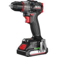 Дрель-шуруповерт акк TEH TDBL420-2B 20V*2.0Ah Li-Ion 60Нм 2 акк Арт. TDBL420-2B