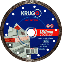Диск алм KRUGO MASTER Х-тип 180*22.2мм Арт. 81021800231