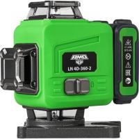 Нивелир лазерный AMO LN 4D-360-2 25м 0,2мм/м 4луча 1/4" 5/8" Арт. 821180
