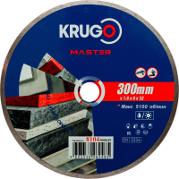 Диск алм KRUGO MASTER 300*32мм ультратонкий сплошной Арт. 81043000249