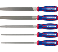Набор напильников WORKPRO 200мм 5шт Арт. WP201701