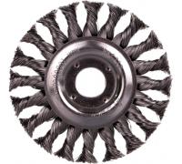 Щетка дисковая для УШМ витая 125мм, 22,2мм ЗУБР Арт. 35190-125_z02