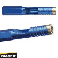 Коронка 25мм алмазная по керамике Blue Ceram"DIAGER" Арт. 426D25