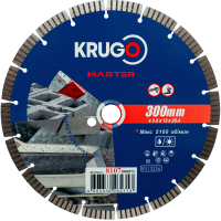 Диск алм KRUGO MASTER Турбо 300*25.4мм сегмент Арт. 81073000272