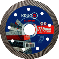 Диск алм KRUGO MASTER 115*22.2мм ультратонкий для тв. материалов Арт. 81031150237
