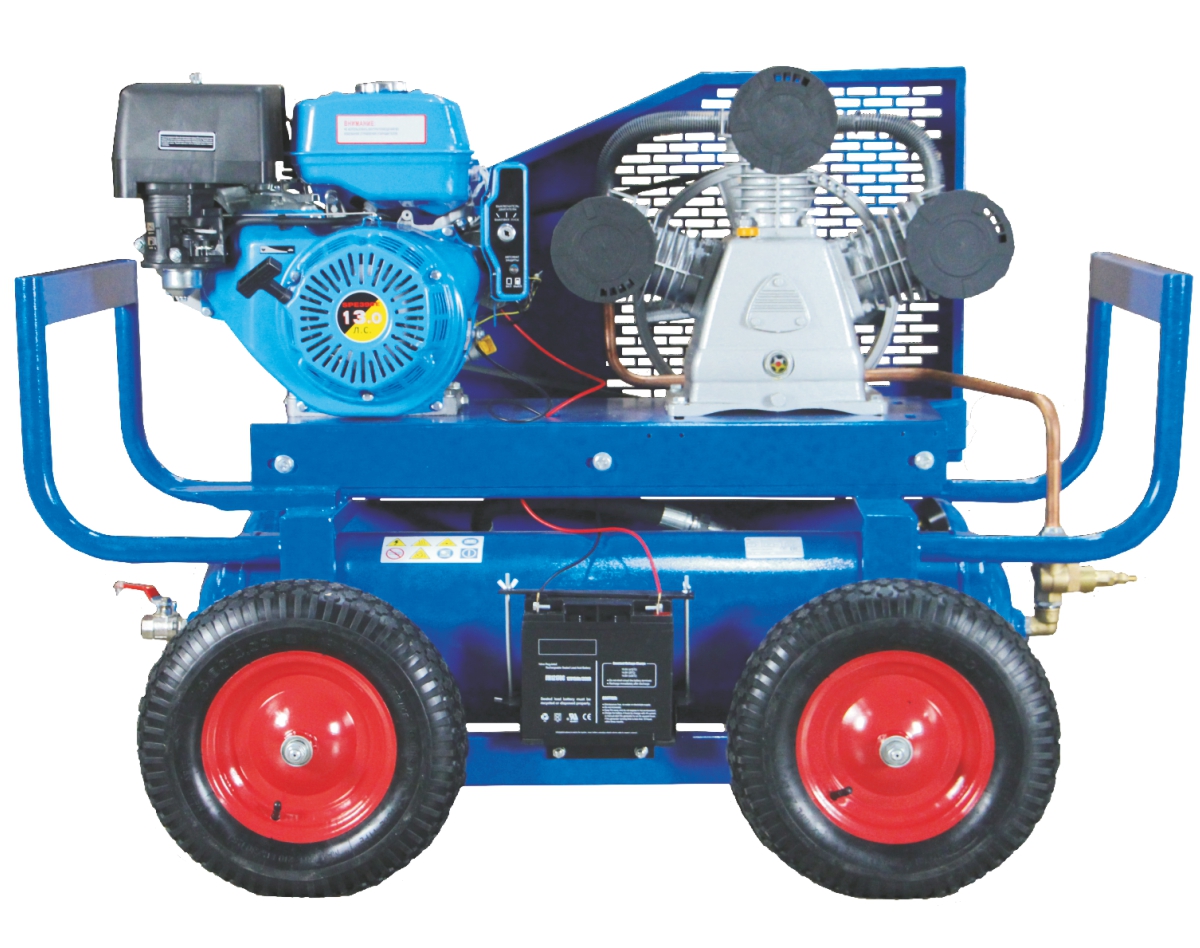 Компрессор Remeza СБ 4/С-  90 LB75  SPE390E бенз.со стартером