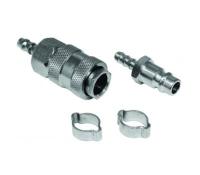 Переходник рапид (штуцер)-елочка6мм+кольцо6х11мм блистер ELITECH Арт. 0704.024800