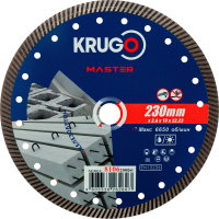 Диск алм KRUGO MASTER Турбо 230*22.2мм по ж/бетону Арт. 81062300261