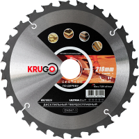Диск пильный 210х30х24Т KRUGO Арт. WA210024