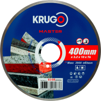 Диск алм KRUGO MASTER 400*25.4мм ультратонкий сплошной Арт. 81084000284