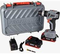 Дрель-шуруповерт акк PROFIPOWER MKBL-18BT 18V*2Ah 40Нм 2 акк ЗУ кейс Арт. E0146
