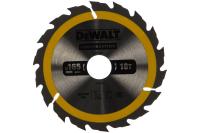 Диск пильный 165х30х18T DeWALT CONSTRUCTION Арт. DT1936-QZ