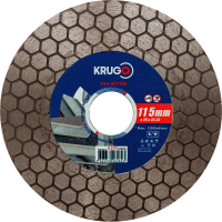 Диск алм KRUGO MASTER 115*25мм для плитки под 45градусов Арт. 81091150285