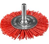 Щетка дисковая 63мм, нейлоновая со штифтом, для дрелей ЗУБР Арт. 35161-063_z02