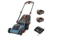 Газонокосилка акк. SENIX LPPX2-M1-EU 40V*4Ah Li-Ion 38см 25/75мм 45л цент.рег. Арт. LPPX2-M1-EU