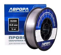 Проволока порошковая AURORA E71T-GS d0,8мм D200 NO GAS 5кг Арт. 39778
