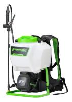 Опрыскиватель акк. GREENWORKS G24BSPII 24V*2Ач 15л Акк и ЗУ Арт. 5300307UA