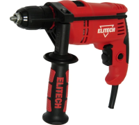 Дрель уд. Elitech ДУ 650РЭК 650Вт 13мм БЗП кейс Арт. ДУ 650РЭК
