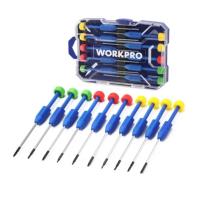 Набор отверток 10шт прецизионных WORKPRO Арт. WP200530