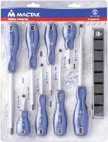 МАСТАК Набор отверток с держателем, 8 предметов