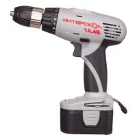 Дрель-шуруповерт акк Интерскол ДА-13/14.4ЭР 14.4V*1.3Ah Ni-Cd 38Нм 2 акк ЗУ кейс Арт. 75.0.4.01