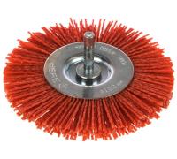 Щетка дисковая 100мм, нейлоновая со штифтом, для дрелей ЗУБР Арт. 35161-100_z02