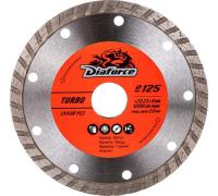 Диск алм HAGWERT 125*22.2*2.2мм турбо сплош. сух. Кам. Кер. ЖБ Арт. 500018