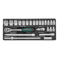 Набор головок 1/2" 8-34мм 24 пердм. Jonnesway S04H4724S Арт. 47483