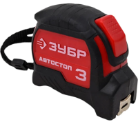 Рулетка 3м*16мм ЗУБР Автостоп Арт. 34052-03-16