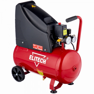 Компрессор Elitech КПБ 190/24 24л, 188л/мин, 1,5 кВт + 4 предм. Арт. КПБ 190/24+4К