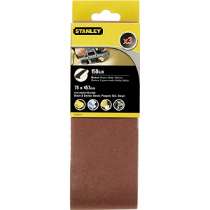 Лента шлифовальная 75х457мм К150 3шт/уп Stanley Арт. STA33111-XJ