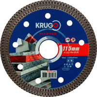 Диск алм KRUGO MASTER Х-тип 115*22.2мм ультратонкий Арт. 81021150228