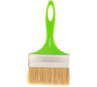 Кисть плоская "Евро", 100 x 8, натуральная щетина, пластиковая ручка Сибртех Арт. 83304