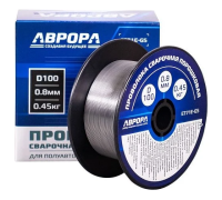 Проволока порошковая AURORA E71T-GS d0.8 мм D100 NO GAS 0.45кг Арт. 39776