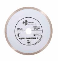 Диск алмазный Trio-Diamond 200*25.4*2.2мм New Formula Wet сплошной, мокр керамика Арт. W405