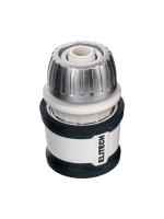 Соединитель 1/2" для шланга металлический с аквастопом ELITECH Garden HF 011MWS Арт. HF 011MWS