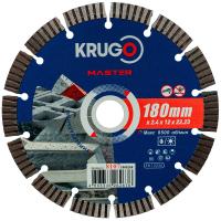 Диск алм KRUGO MASTER Турбо 180*22.2мм сегмент Арт. 81071800268