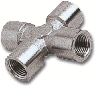 Переходник GAV 1254/4 250/4 крест FFFF 1/2