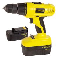 Дрель-шуруповерт акк Stanley STDC18HBK-RU 18V*1.0Ah Ni-CD 18Нм Арт. St-000114