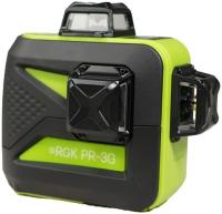 Нивелир лазерный RGK PR-3G 20м 0,2мм/м 3луча 5/8" Арт. 4610011874796