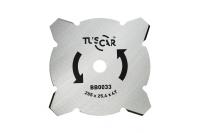 Нож для мотокосы TUSCAR BB0033, Standart, 255x25,4x4T, Grass Арт. 1030033212-4-2